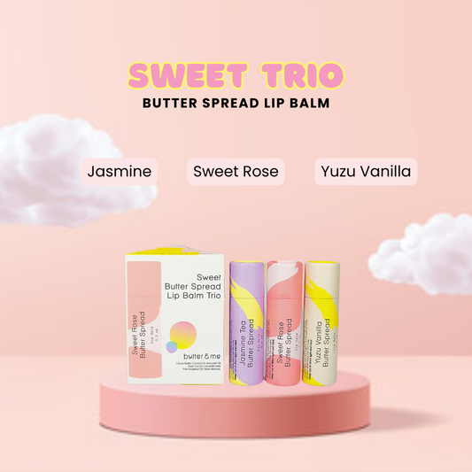 Butter Spread Lip Balm Trio (set of 3)