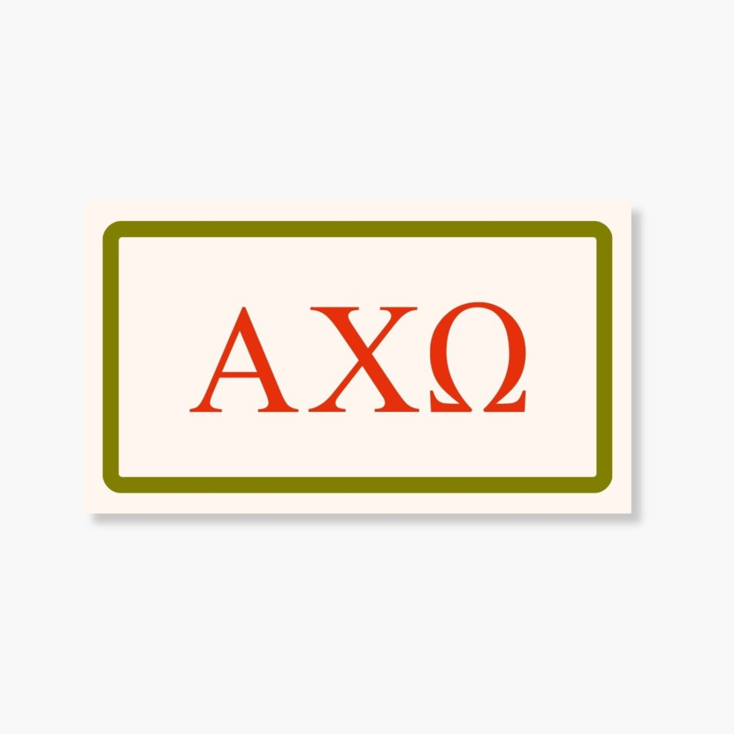 Alpha Chi Omega Card