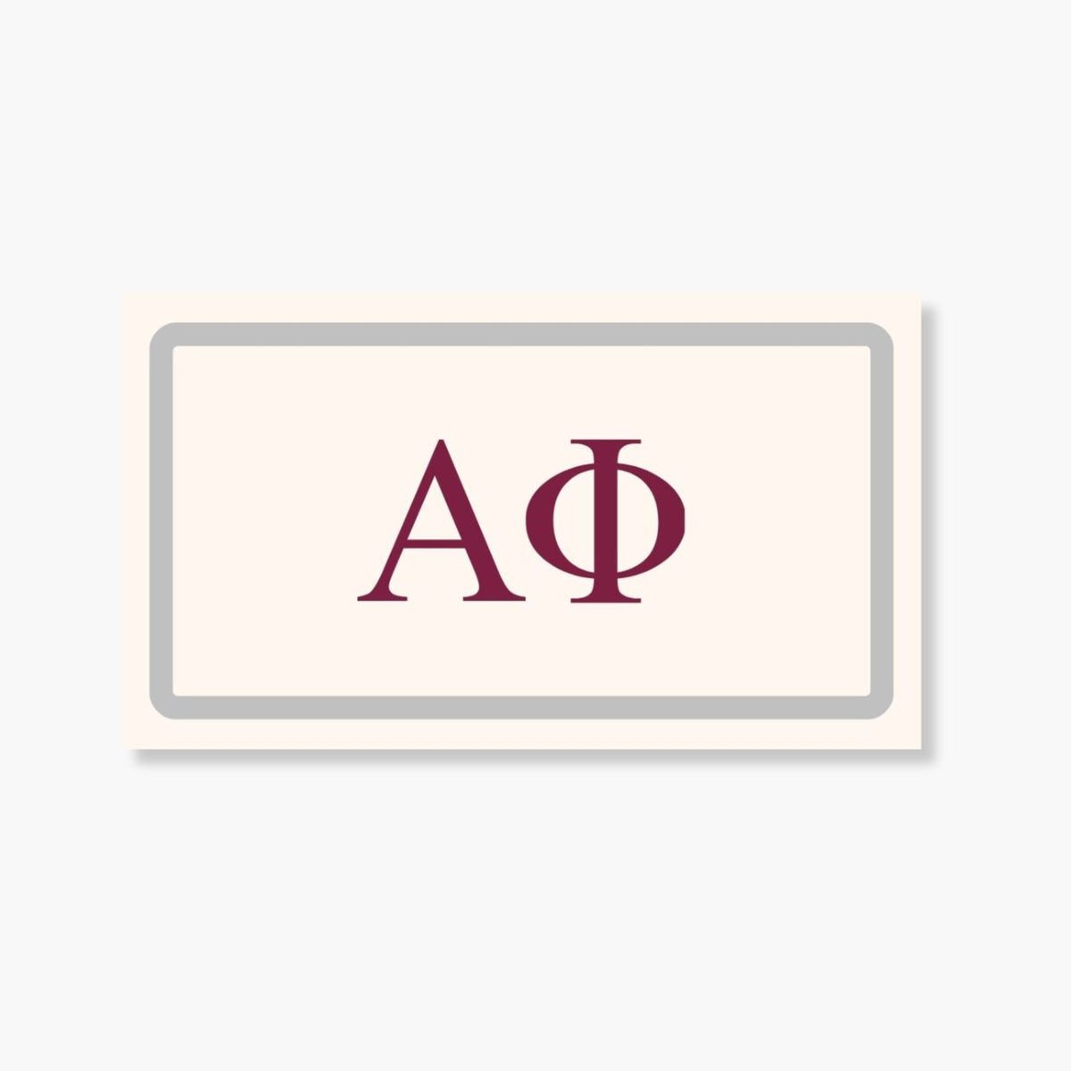 Alpha Phi Card