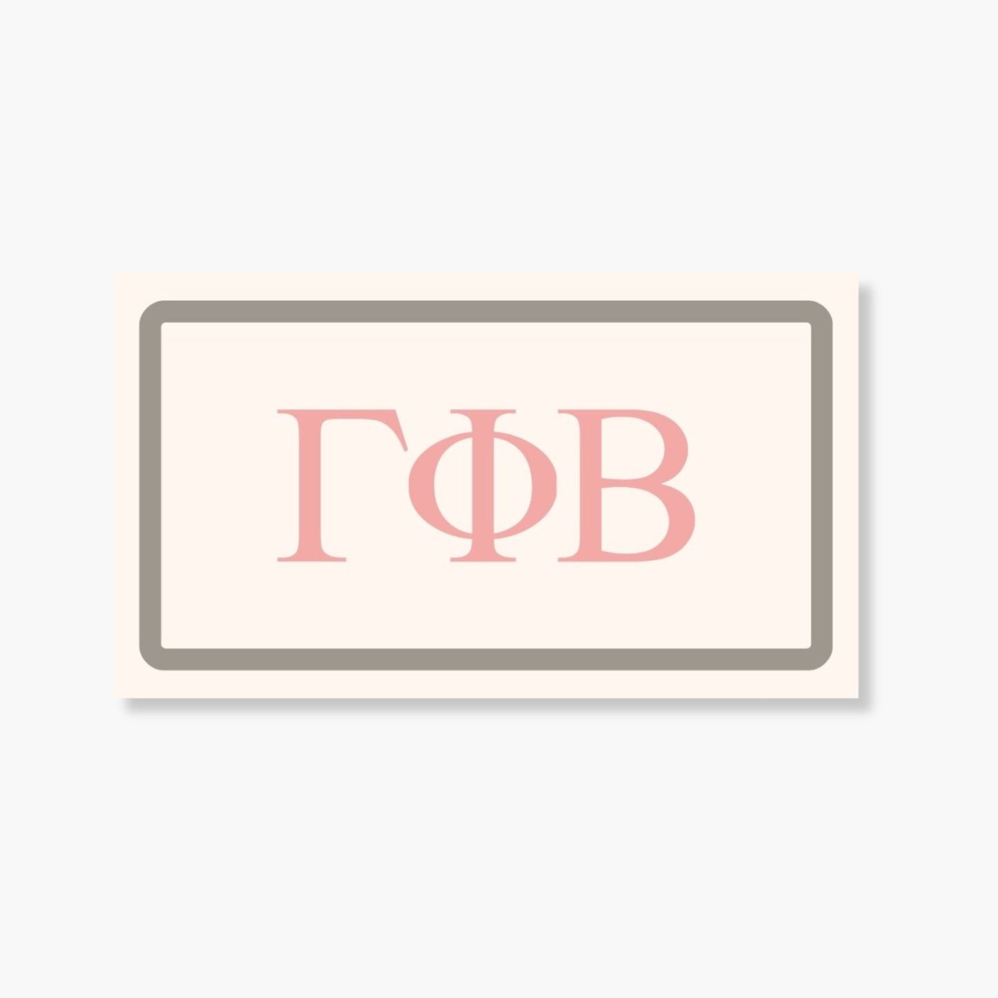 Gamma Phi Beta Card