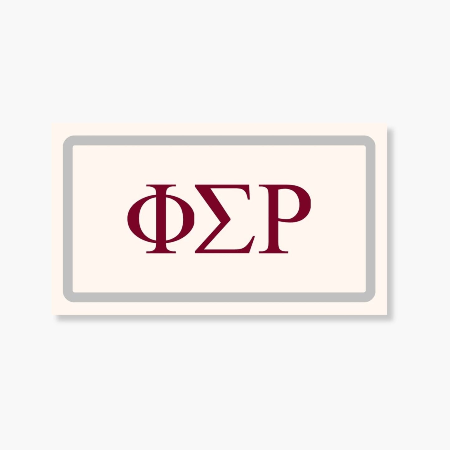 Phi Sigma Rho Card