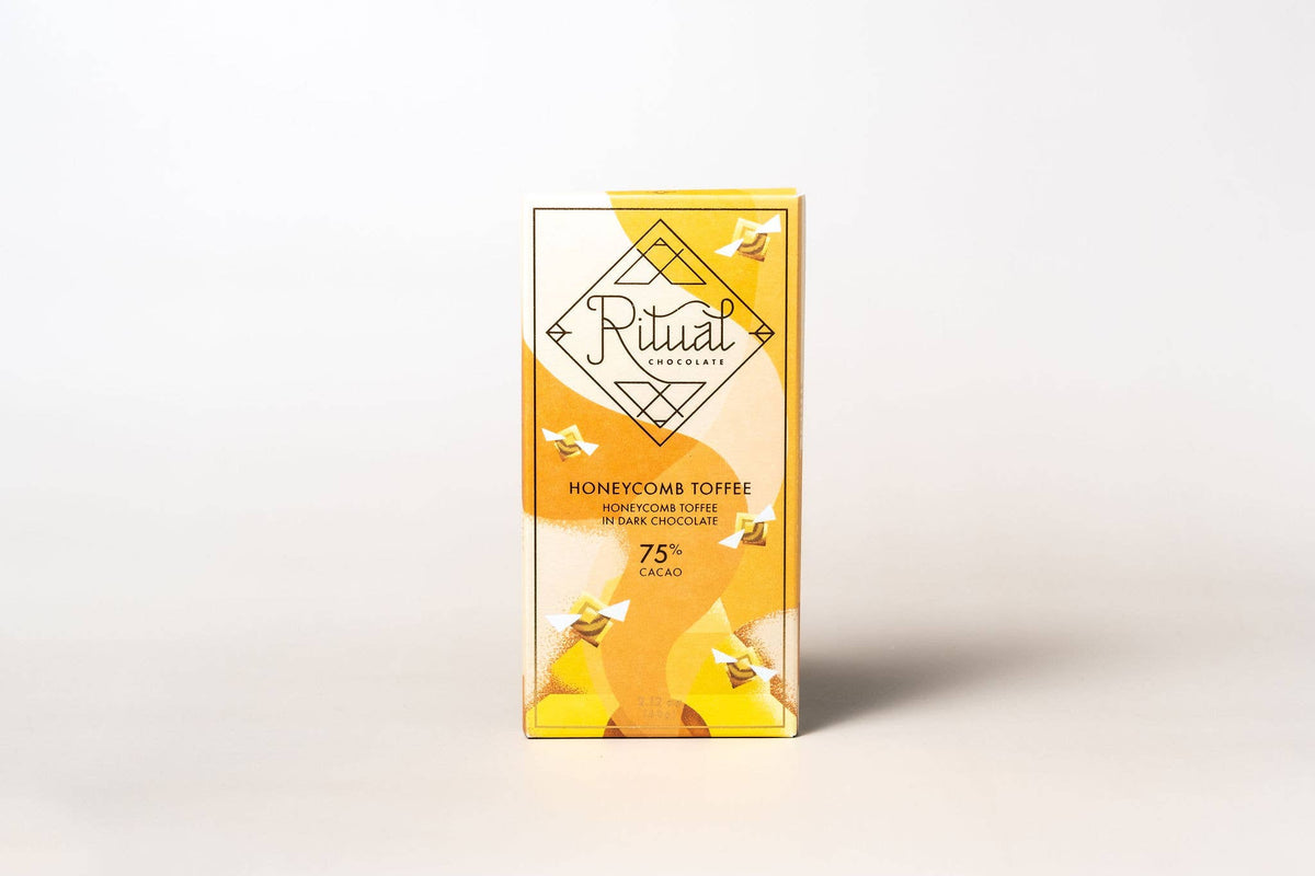 Honeycomb Toffee Dark Chocolate Bar 70% Cacao