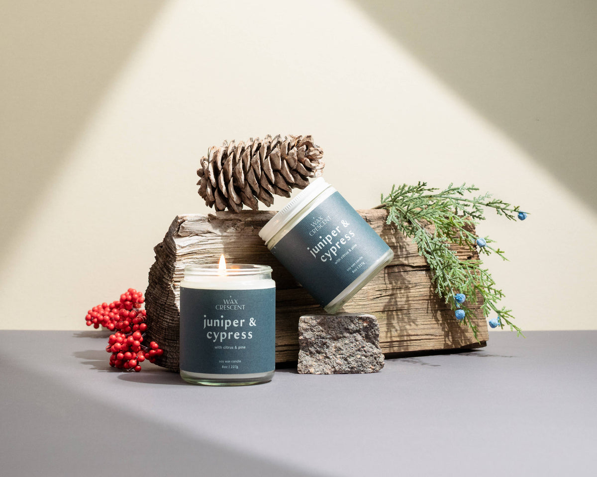 Juniper & Cypress Soy Wax Candle