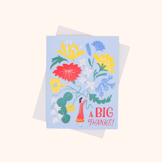 A Big Thanks Greeting Card