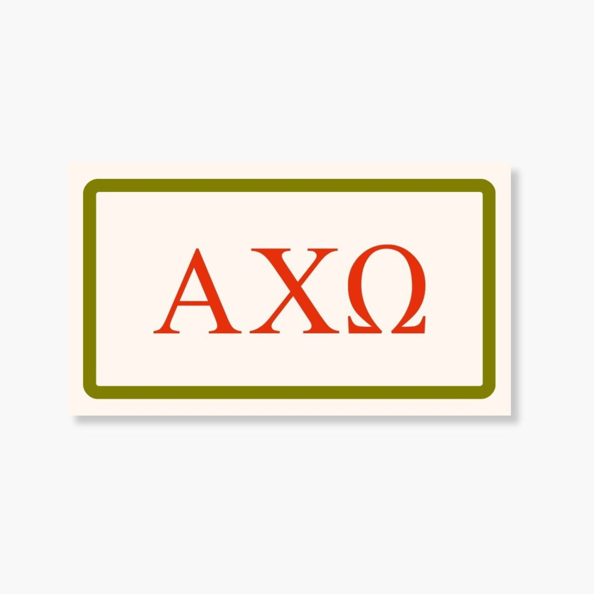 Alpha Chi Omega Card
