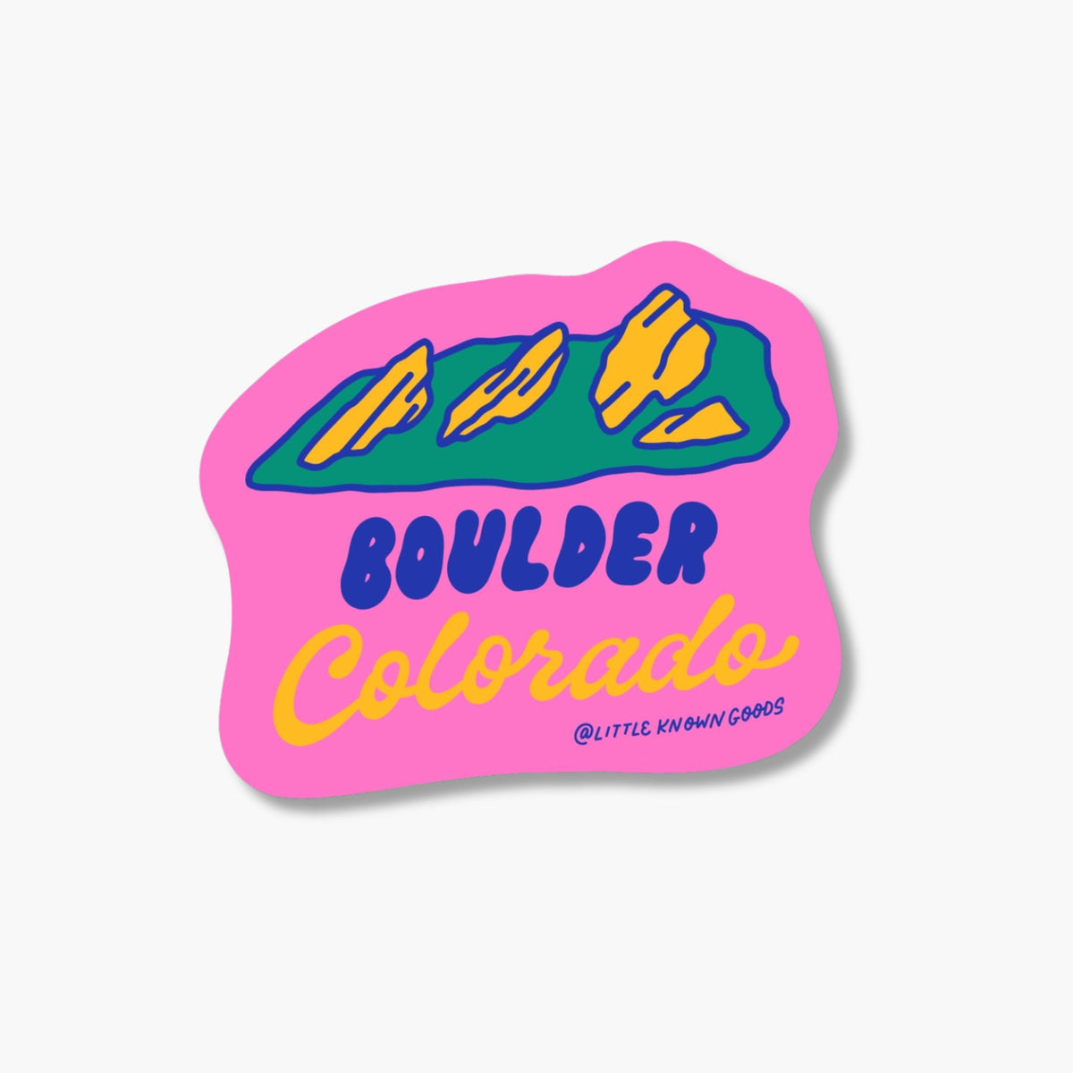 Boulder Colorado Flatirons Sticker