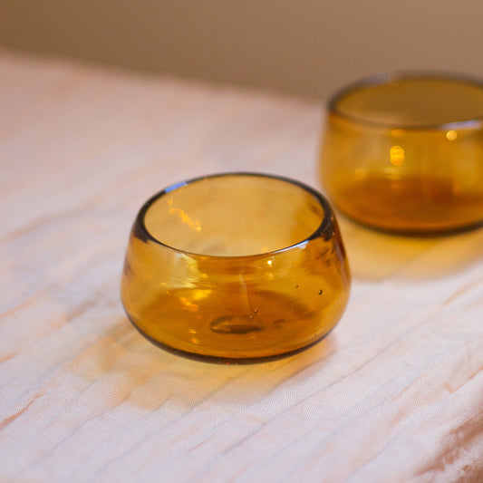 Votive Candle Holders w/ LED Tea Lights (set of 2)