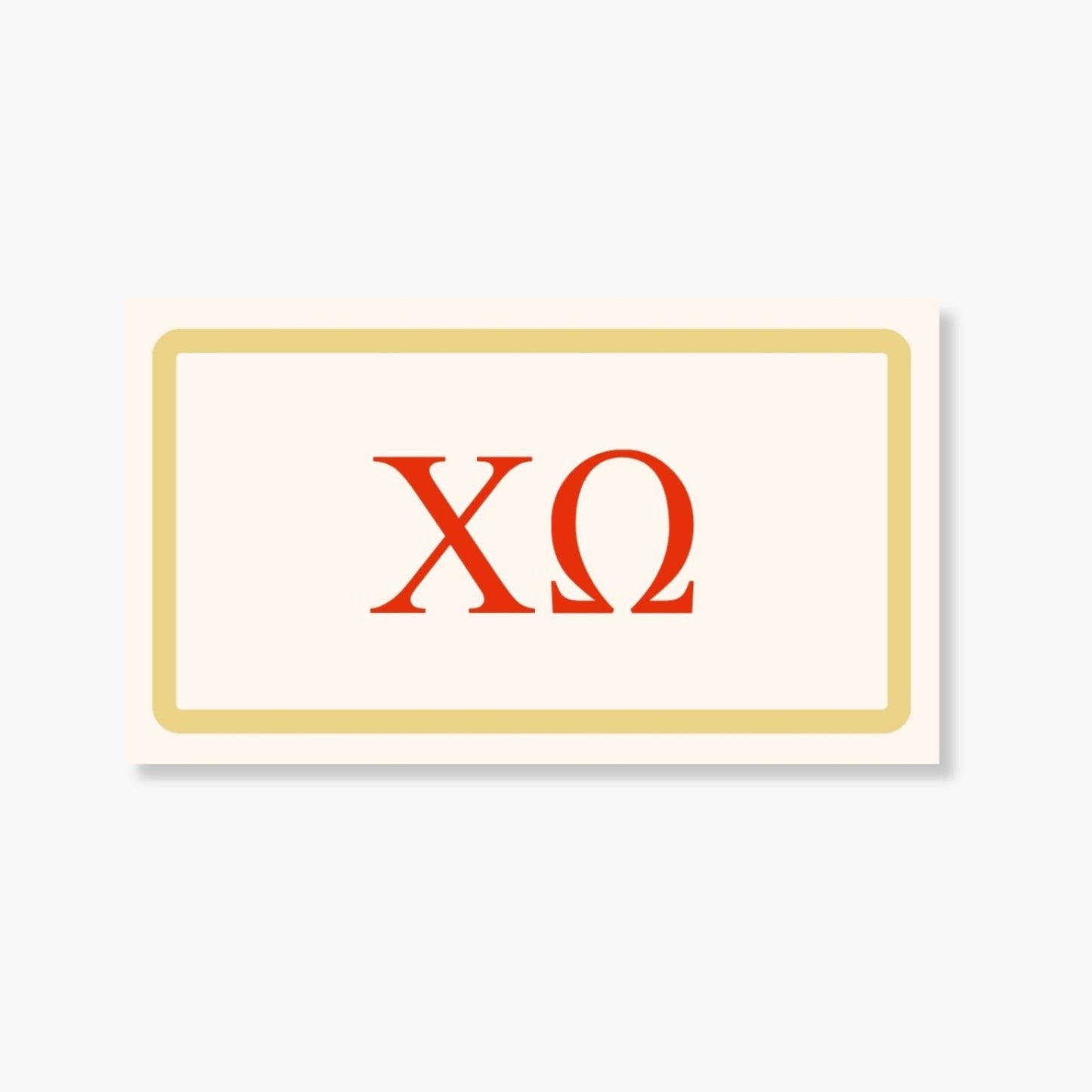 Chi Omega Card