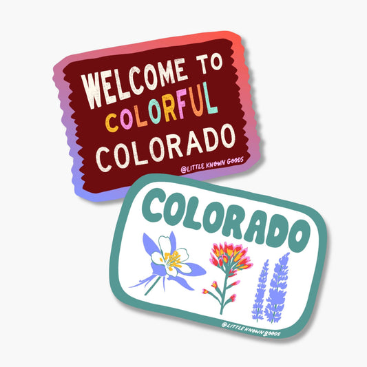 Colorado Sticker Pack (set of 2)