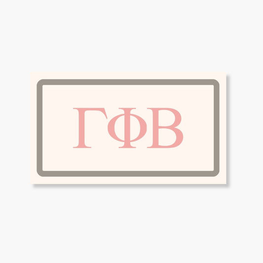 Gamma Phi Beta Card