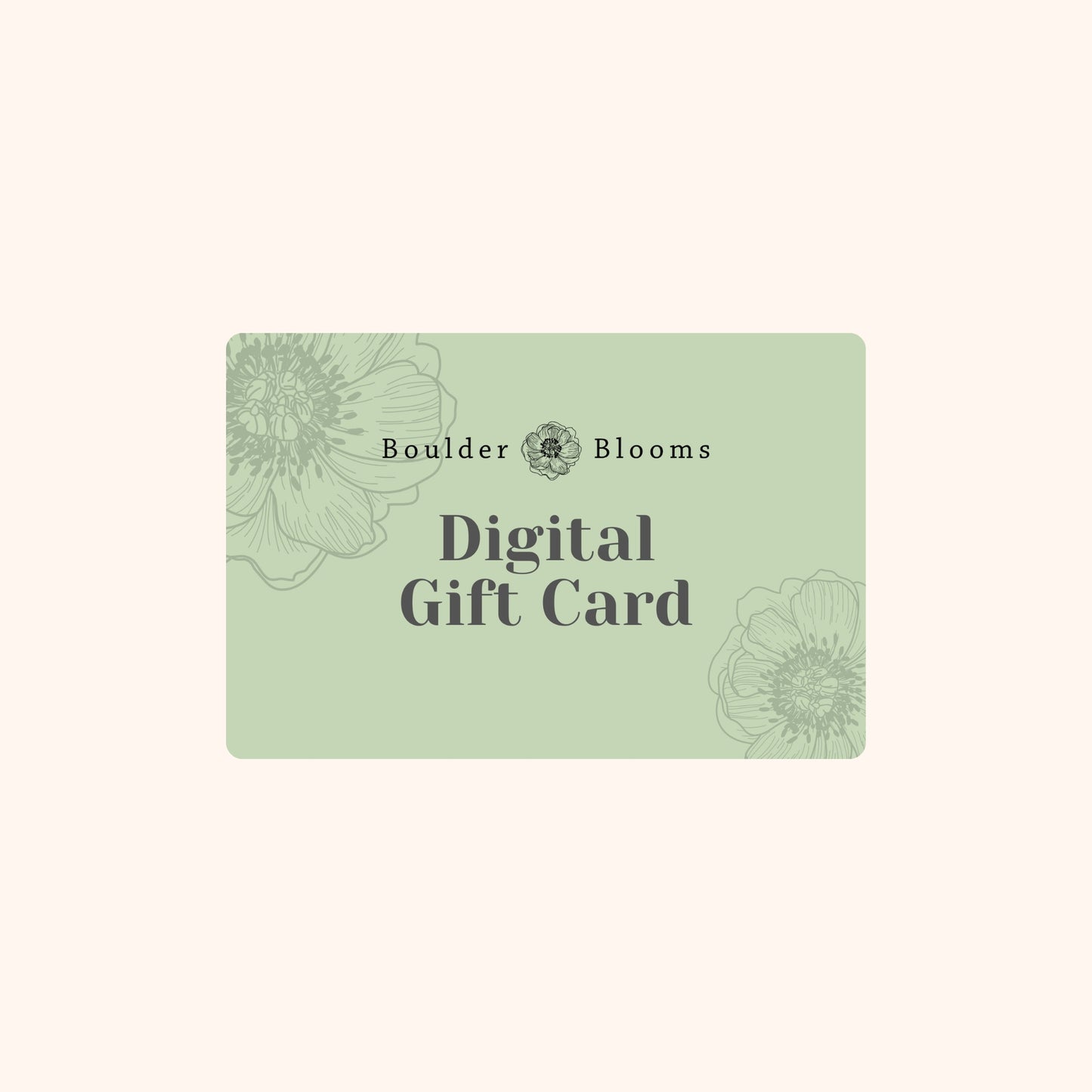 Boulder Blooms Digital Gift Card