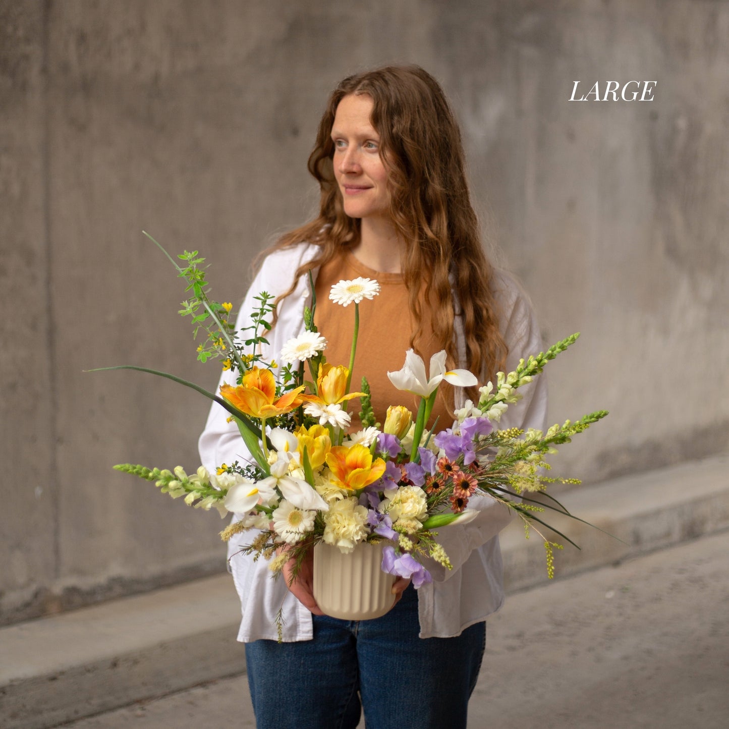 Golden Hour - Spring Flower Arrangement