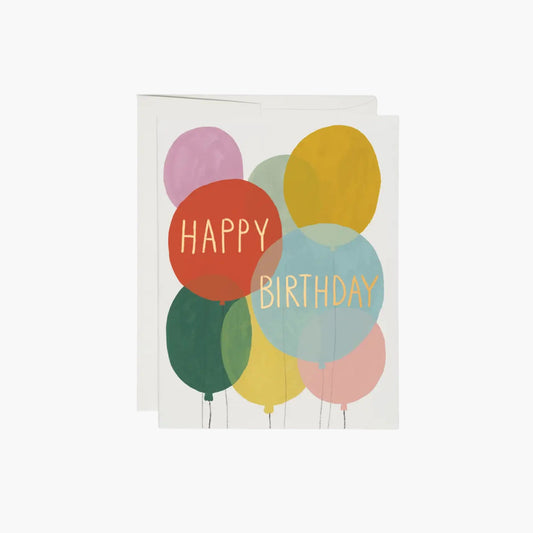Birthday Balloons Greeting Card