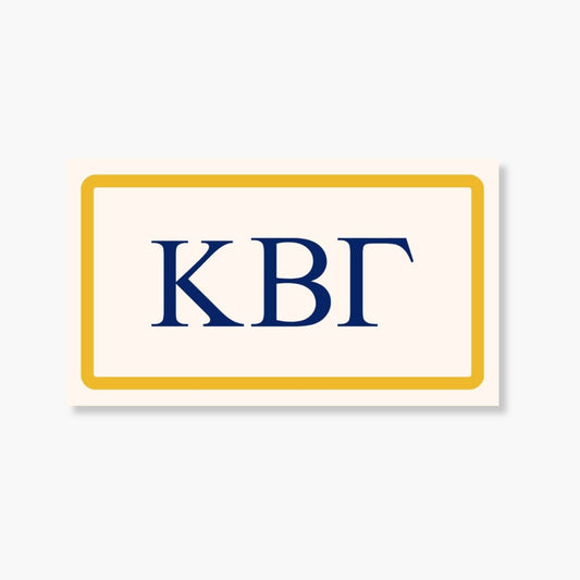 Kappa Beta Gamma Card