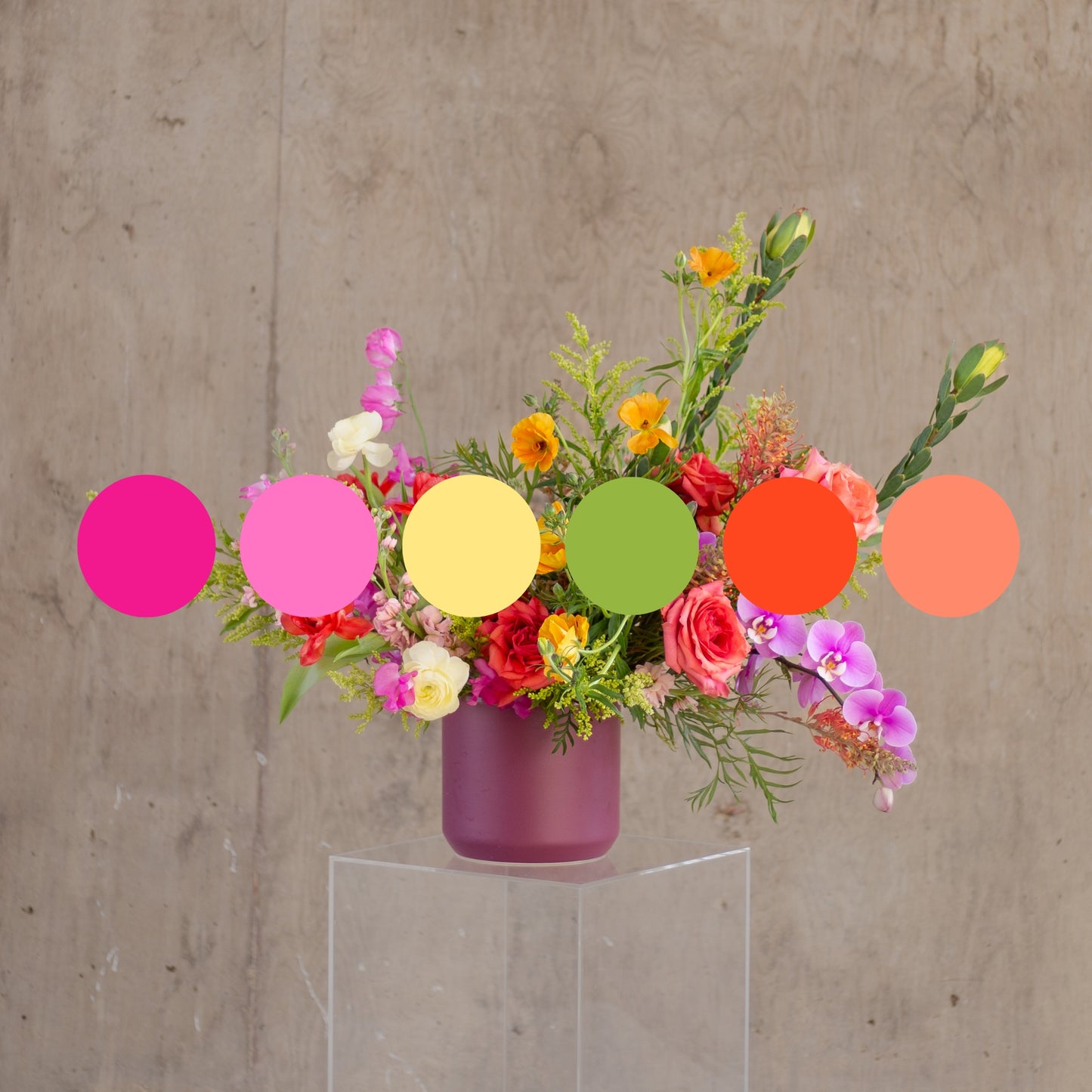 Sunset - Spring Flower Arrangement
