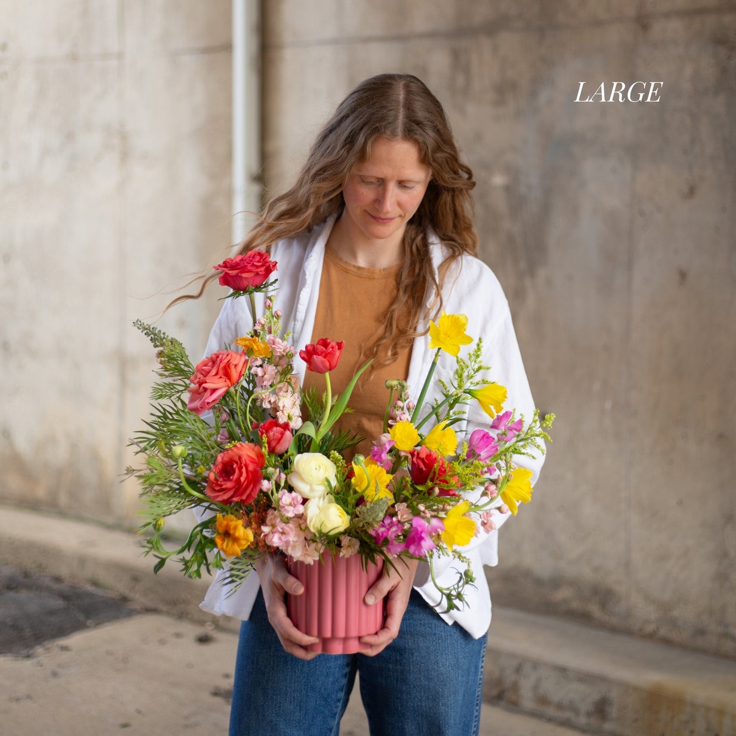 Sunset - Spring Flower Arrangement