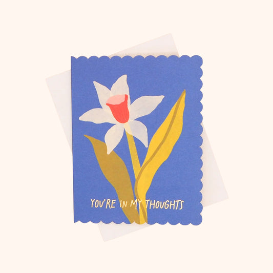 You're In My Thoughts Greeting Card