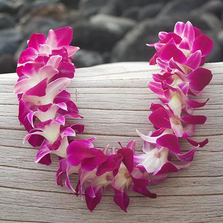 Orchid Graduation Lei image 4
