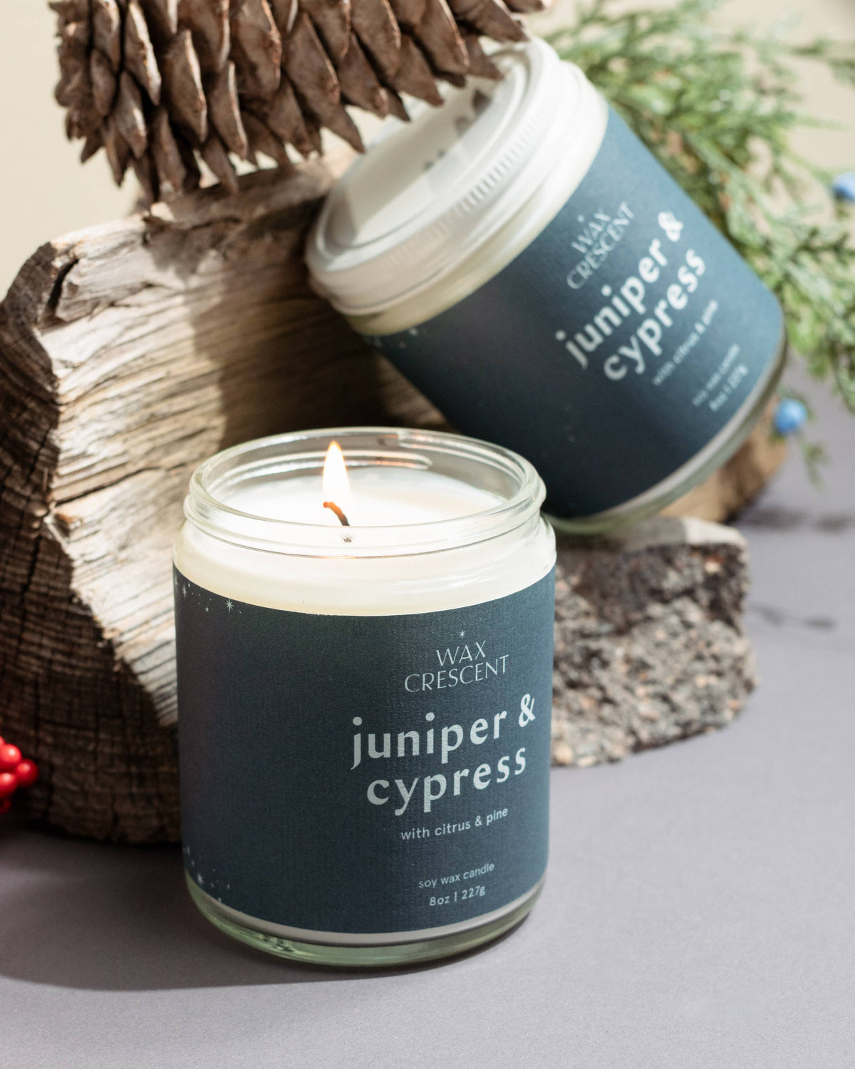 Juniper & Cypress Soy Wax Candle