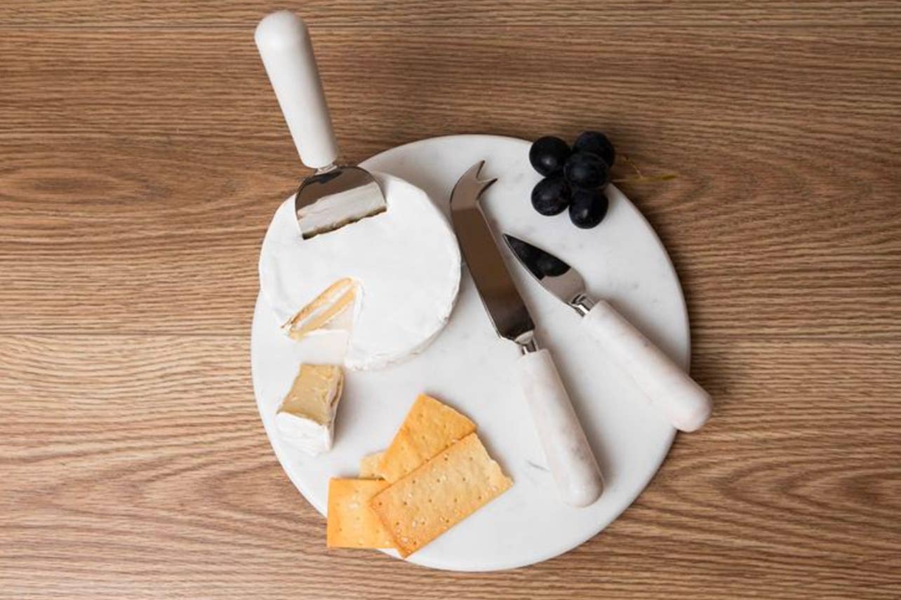 Marble Cheese Knives - Set of 3