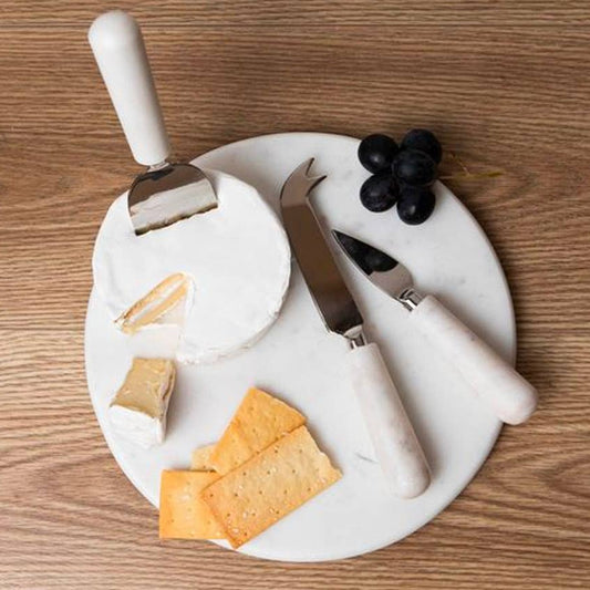 Marble Cheese Knives - Set of 3