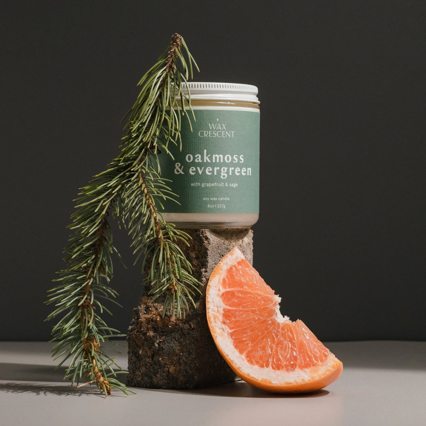 CANDLE BY WAX CRESCENT - Oakmoss &amp; Evergreen image
