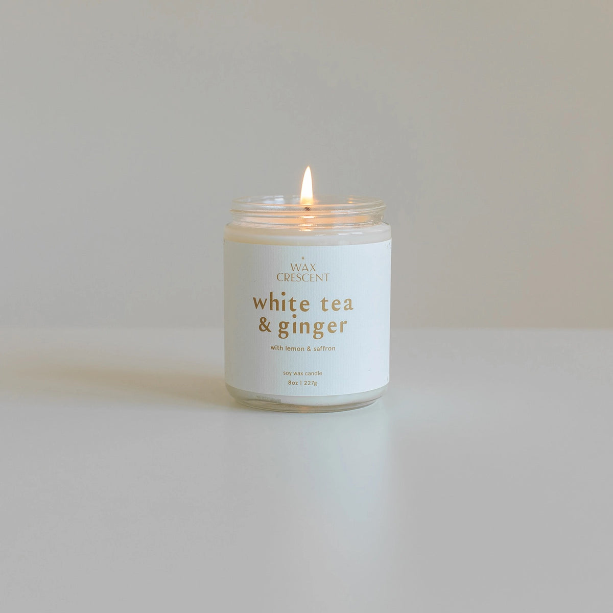 White Tea & Ginger Soy Wax Candle