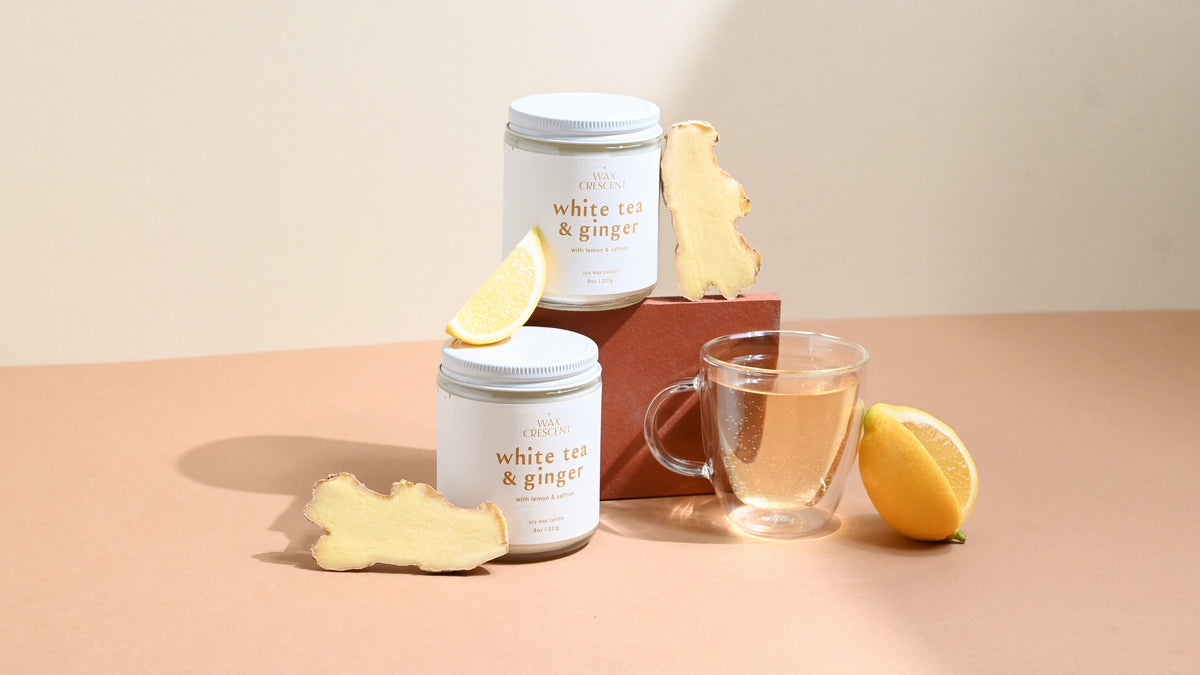 White Tea & Ginger Soy Wax Candle
