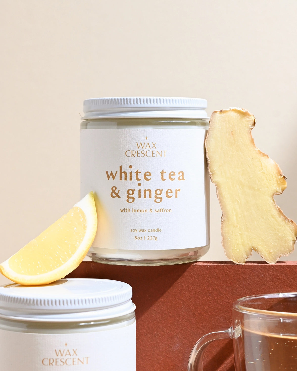 White Tea & Ginger Soy Wax Candle