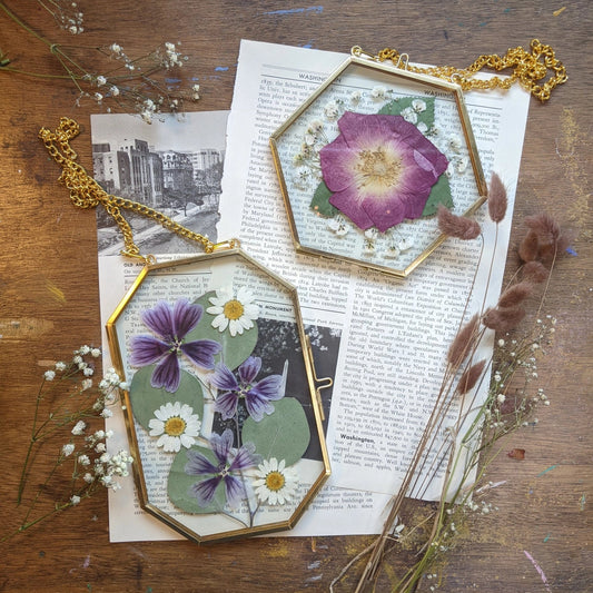 Framed Pressed Flowers