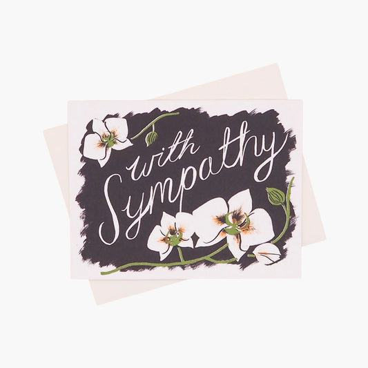 With Sympathy Greeting Card